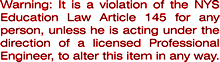 New+York+State+Violation+Self+Inking+Stamp+***RED+INK**