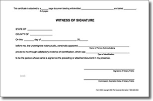 Notary+Witness+Signature+Notary+Certificates+(Pad+of+50)