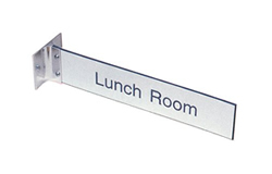 2 x 10 Custom Double Sided Projection Sign with your custom text or logo. Order online or Call The Corporate Connection 1-800-523-2344