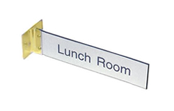 25% off 2 x 8 Custom Double Sided Projection/Corridor Sign customized with your text or artwork. Order online or Call The Corporate Connection 1-800-523-2344