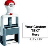 1-2 Days. Heavy Duty Custom Stamps Self Inking. Customized with Your Text, Logo or Upload your own artwork. Order online or call 800-523-2344