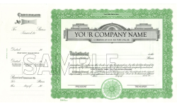 Next Day. Goes 722 Corporate Stock Certificates Printed or Blank. Order Online or Call 800-523-2344