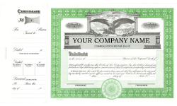 Lowest Prices. Goes 364 Corporate Stock Certificates Printed with Company Name or Blank. Order online or call 800-523-2344