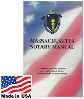 Massachusetts Notary Handbook & Massachusetts Notary Supplies ship out next business day.