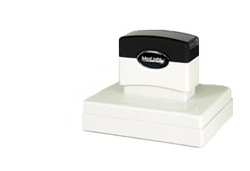 1 3/4" Square Washington rubber land surveyor stamp personalized with name and number. Order Online or Call the Corporate Connection 800-523-2344