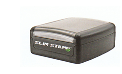 1 5/8" Square custom pre-inked pocket sized stamps.  Customizable with text, logo, and images.  Comes with a protective cover.  Order online or Call the Corporate Connection 800-523-2344
