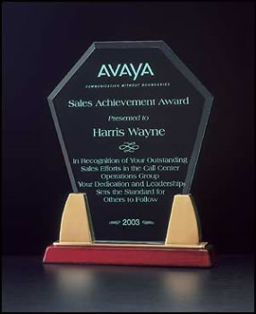 1-2 Days. Acrylic and Glass Awards. Customized with name, custom text or upload your own artwork or logo. 
800-523-2344