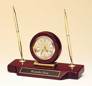 Your Source for Engraved Desk Clocks and Engraved Gifts. Engraved with name or company logo. 800-523-2344
Quantity Discounts - Fast Shipping