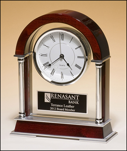 Fast Shipping. Desk Clocks and Gift Clocks customized with name or custom recognition text. Order online or call 800-523-2344