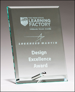 25% off Clear Glass and Acrylic Recognition Awards customized with name, custom text or logo. Order and Customize online 800-523-2344