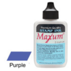 2 ounce bottle of purple maxum refill ink.