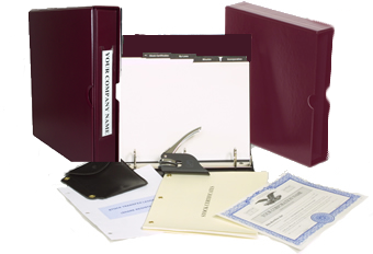 40% off Non Profit Corporate Kits and Minutes Book customized with company name. Order Online or Call The Corporate Connection 800-523-2344. Ships Next Day