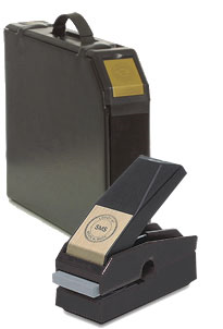 Attache binder and mark maker desk seal with company name, state, and date.  Attache binder comes with handle for easy transport. Order Online or Call the Corporate Connection 800-523-2344