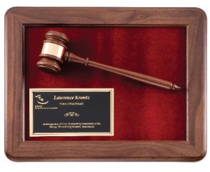 30% off Engraved Gavels, Gavel Award Plaques and Gavel Gift Set. Personalized with Name, Text and Logo. Order online or call 800-523-2344