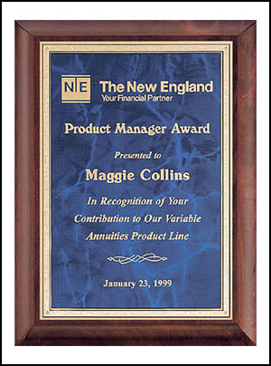 1-2 Days. Award Plaques and Recognition Awards engraved with name, custom text or logo. Order online or call 800-523-2344