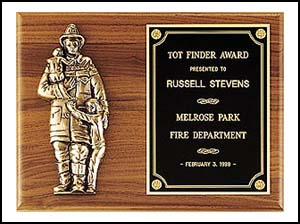 Lowest Prices and Fast Shipping. Personalized Fireman Awards and Firematic Awards customized with your text. Quantity Discounts