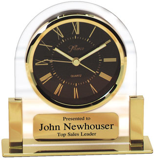 1-2 Days. Desk Top clocks and Gift Clocks customized with Name, Custom Text or Logo. Order online or call 800-523-2344