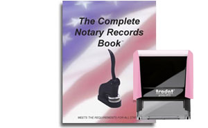 40% off Pink Alabama Notary Stamp with record journal, AL Supplies on Sale Today. Order online or Call 800-523-2344