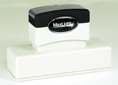 Custom Preinked Stamp 11/16" x 3 5/16".  Customize with text, image, or logo and available in several colors.  Order online or Call the Corporate Connection 800-523-2344