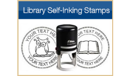 Library Stamps Self Ink $27.99