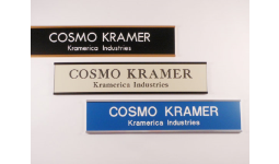 25% off 1.5 x 8 Wall Office Nameplate with frame customized with Name, Title or Logo. Order online or Call The Corporate Connection 1-800-523-2344