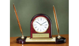 30% off Personalized Gift Desk Clocks and Desk Pen Sets customized with Name or Text. Order Online or Call 800-523-2344