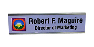 Low Prices. Office Name Plates and Custom Nameplates for your business or home. Many Fonts, Styles and Stock Logos to choose from. Order Online or Call 800-523-2344
