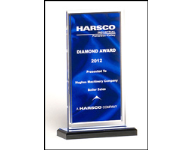 Fast Shipping. Acrylic Awards and Recognition Awards custom engraved. You can upload company logo too. Quantity Discounts. Order online or 800-523-2344