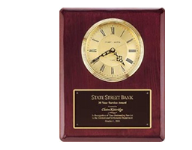 1-2 Days. Award Clocks and Engraved Corporate Desk Clocks customized with your Custom Text. Order Online or Call 800-523-2344