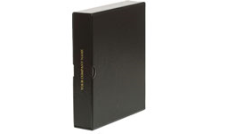 40% off Deluxe Corporate Book Binder Customized with company name in Gold Foil Letters. Order online or Call The Corporate Connection 1-800-523-2344