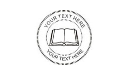 Lowest Prices. Personalized Library Book Stamps and Library Embossers customized with name or text. Order online or Call 800-523-2344