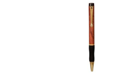 Rosewood pen with personalized engraving, gold trim, and cushion grip. Writes in black ink. Order Online or Call the Corporate Connection 800-523-2344
