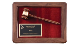 30% off Engraved Gavels, Gavel Award Plaques and Gavel Gift Set. Personalized with Name, Text and Logo. Order online or call 800-523-2344