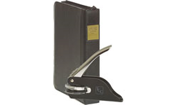 Corporate leather binder and handheld seal with company name, state, and date. Order Online or Call the Corporate Connection 800-523-2344