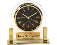 1-2 Days. Desk Top clocks and Gift Clocks customized with Name, Custom Text or Logo. Order online or call 800-523-2344