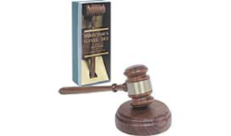 25% off Gavels, Gavel and Block Set and Gavel Plaques customized with name or custom text. Order Online or call 800-523-2344. Fast Shipping