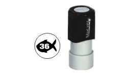5/8 Custom Round Pre-Inked Stamps customized with your Text or Upload your own artwork or logo. Order online or Call The Corporate Connection 1-800-523-2344