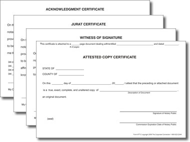 Notary+Certificates++**COMBO***