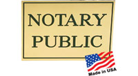 Notary+Public+Sign+5x7++*Gold*